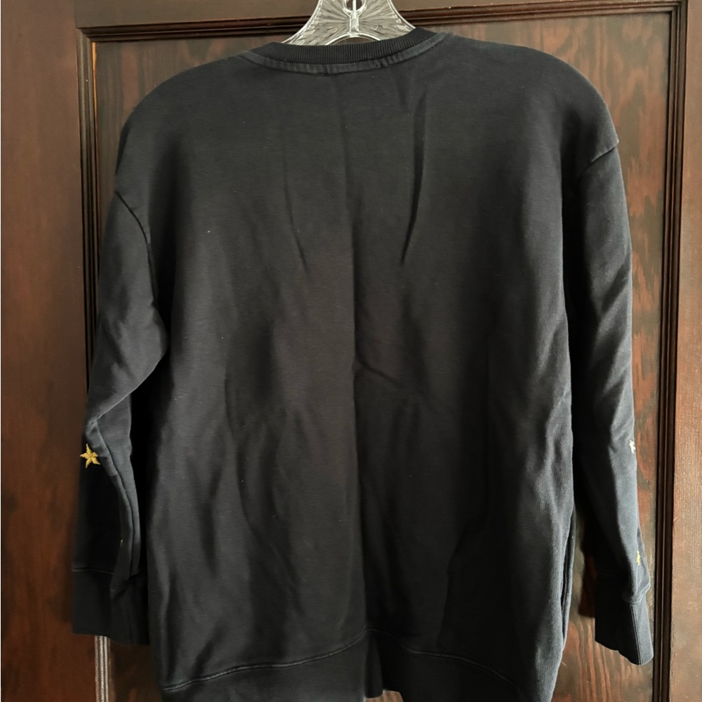 Johnny Was Women’s Embroidered Black Sweat Shirt - Picture 4 of 4